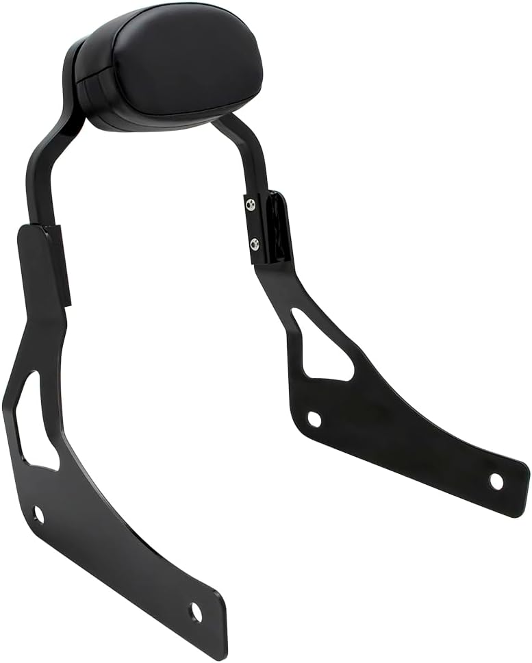 Motorcycle Passenger Backrest Sissy Bar with Pad for 2018-2024 Harley Davidson Fat Bob 114 FXFBS/Fat Bob FXFB Retro Bobber Chopper,Gloss Black