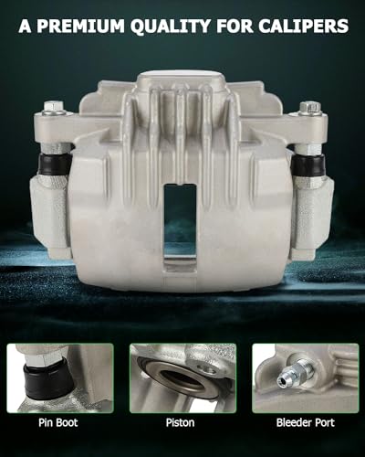 Image of SCITOO Rear Left Brake Caliper With Bracket 18B4712 Compatible For Chevy Blazer 98-05 For Chevy S10 98-04 For GMC Jimmy 98-05 For GMC Sonoma 98-04 For Isuzu Hombre 98-00 For Oldsmobile Bravada 98-01