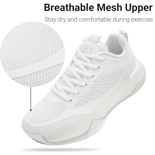 Image of Beita Basketball Shoes for Women High Upper Volleyball Shoes Fashion Sneakers Breathable Sports Shoes Anti Slip