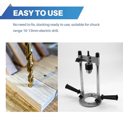 Guide de perçage portable inclinable avec support universel d'établi - 6