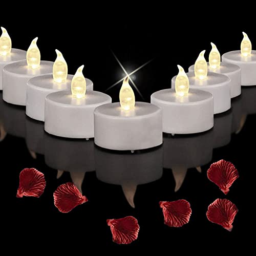 Tea Lights Battery Operated Candles-Realistic And Bright Flickering Holiday Gift Flameless Led Electric Candles For Seasonal & Festival Party Home Decoration(100 Pack Warm White) #TOP18
