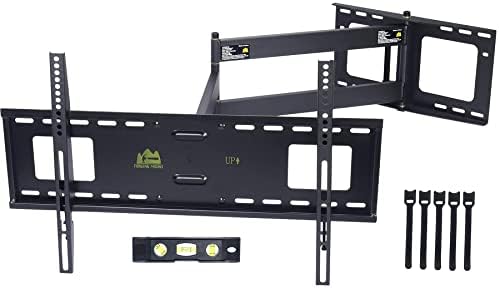 FORGING MOUNT Long Extension TV Mount Full Motion Wall Bracket with 42 inch Long Arm Articulating TV Wall Mount for 37 to 80 Inch Flat/Curve TVs, VESA 600x400mm Compatible, Holds up to 110 lbs