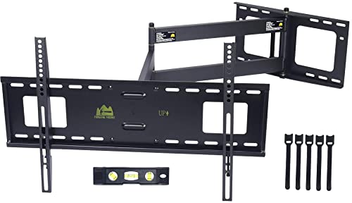 FORGING MOUNT Long Extension TV Mount Full Motion Wall Bracket with 42 inch Long Arm Articulating TV Wall Mount for 42 to 80 Inch Flat/Curve TVs, VESA 600x400mm Compatible, Holds up to 110 lbs by FORGING MOUNT - Used condition - US$49.99