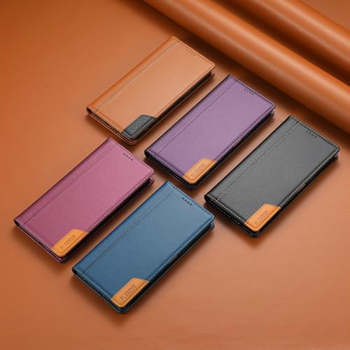 Protégez votre Samsung Galaxy S25 avec cet étui portefeuille noir anti-rayure à clapet