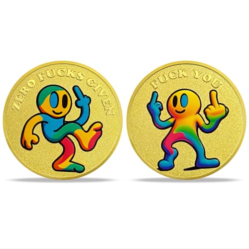 Moneda Divertida Cartoon Asshole Oficial miniatura 3