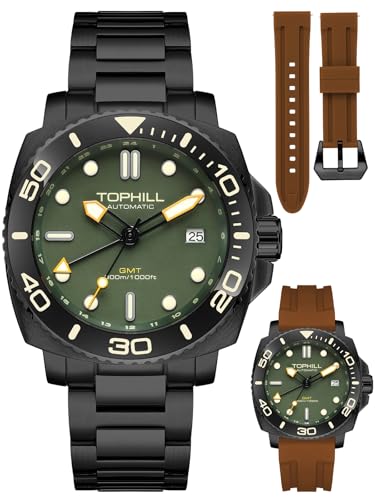 TOPHILL Automatic Dive Watch for Men, 300M...