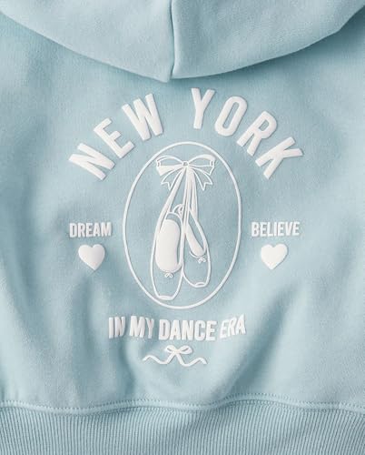Image of The Children's Place Girls' Active Long Sleeve Hooded Sweatshirt
