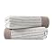Sense Gnosis Set 2 Asciugamani Ricamati In Puro Cotone 33x73 Cm - Super Morbidi E Assorbenti, Beige