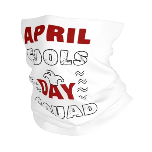All Fool's Day April Fools Day Squad Multifunctional Sports Headband, Versatile Quick-Dry Neck Gaiter for Running, Hiking, Cycling – Breathable Sweatband for Men & Women