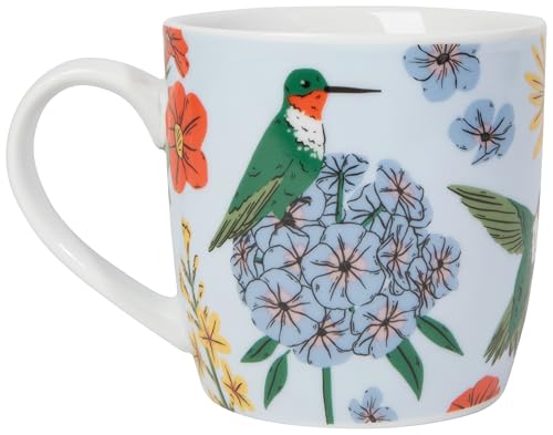 Taza de porcelana Now Designs Hummingbird 12 oz miniatura 2