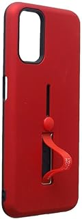 Plastic Back Cover With Holder For Samsung Galaxy A52, Red MOST-9-587