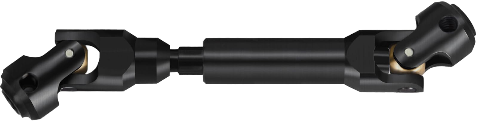 RcThjia 94mm CVD Drive Shaft for 1/10 RC Crawlers, Universal Fit for TRX4, Axial, SCX10, Capra, REDCAT GEN8, Heavy-Duty Upgrade Stainless Steel Driveshaft with Brass Beads (94mm-119mm)