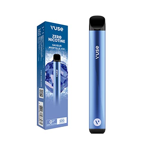 【Amazon.co.jp限定】 ビューズ(VUSE) ゴー ブルーベリー アイス ベイプ タールなし ニコチンゼロ 電子たばこ リキッド一体 使い捨て