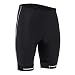 Mens Coolflo 8 Panel Cycling Shorts - Black - Lrg