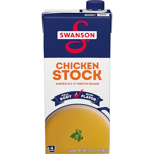 SWANSON S 100% Natural Chicken Stock, 32 oz Carton