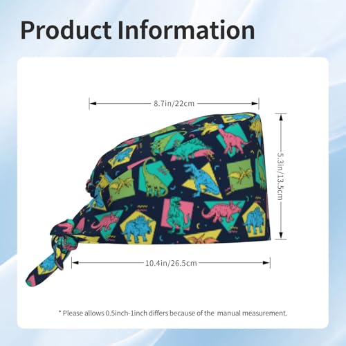 Image of Surgical Caps Men Women, Scrub Cap with Sweatband Adjustable