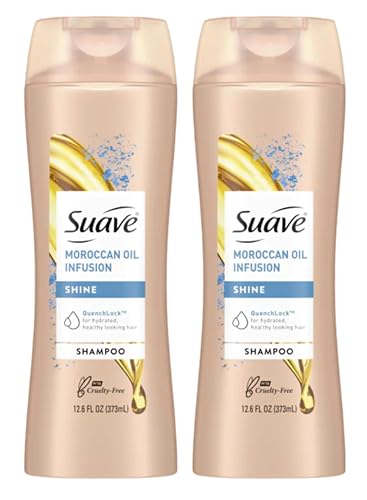 Suave Professionals Shine Shampoo Moroccan Infusion 12.6 oz (Pack of 2)