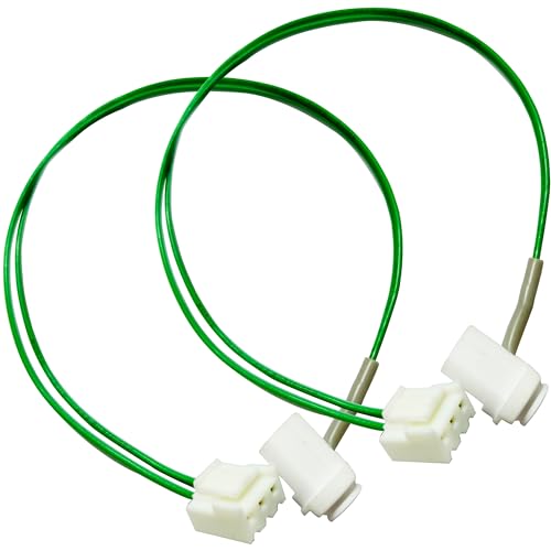 2PCS Temperature Sensor Probe for Chinese Diesel Heater Parts, Square Connector Overheat Sensor Replacement for 2kw 5kw 8kw Parking Heater, Cars and Trucks