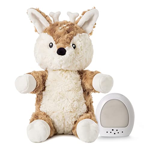 Cloud b Sound Machine with White Noise Soothing Sounds | Cuddly Stuffed Animal & Nomadic Nightlight | Record Parent Voice | Adjustable Settings and Auto-Shutoff | LoveLight™ Buddies - Finley Fawn™ – vue 8