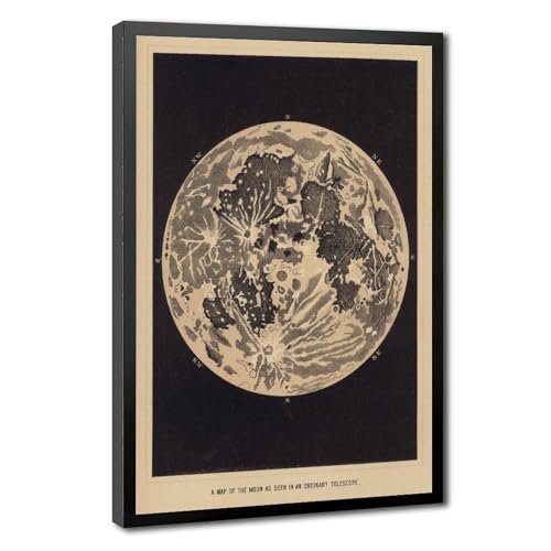 Toile lunaire télescope WCYB pour habiller un mur vide sans effort