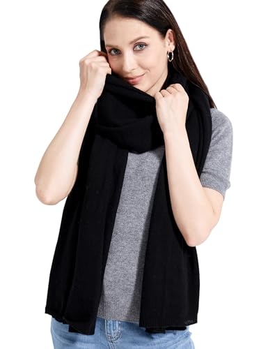 Soft Cashmere Blend Wrap Chic Scarf Stole for Women Wayfarer Travel Extra Large 87"x28"4