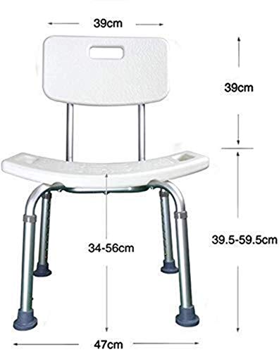Tabouret de douche antidérapant supportant 150 Kg de charge - 5