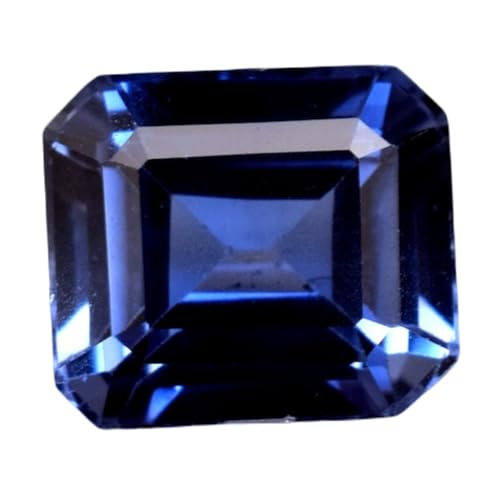 Saphir bleu de Ceylan naturel de 11,8 mm pour création de bague et pendentif unique