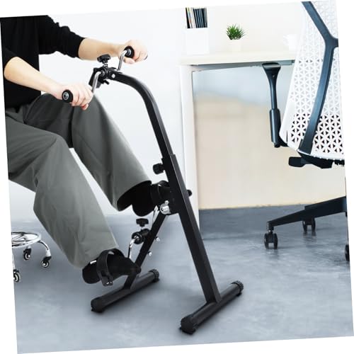 Bicicleta estática compacta plegable con pedales ajustables miniatura 5