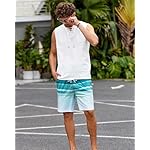 SURF CUZ 9" Mens Swim Trunks with Compression Liner Bathing Suits 2 in 1 Stretch Zipper Pockets Quick Dry - Image 2