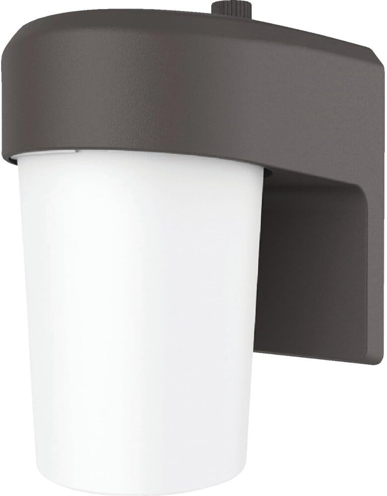 Halo Bronze Dusk to Dawn LED Jelly Jar Light w/Photocell