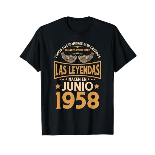 Cumpleaños Hombre Regalos Las Leyendas Junio 1958 Camiseta