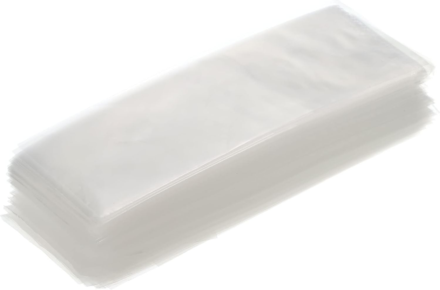 PATIKIL Clear Flat Open Poly Bags PE Plastic 2 Mil 2.5x8 in for Hardware, Collectibles, Jewelry, Cards, Craft Supplies Pack of 1000