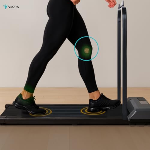 Veora Tapis de course – Tapis de marche électrique Treadmill – Appareil de fitness silencieux et compact pour la maison et le bureau – Image 6