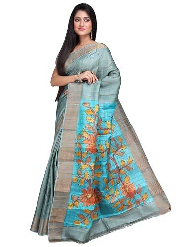 Generic tussar silk saree in tussar silk – image 2