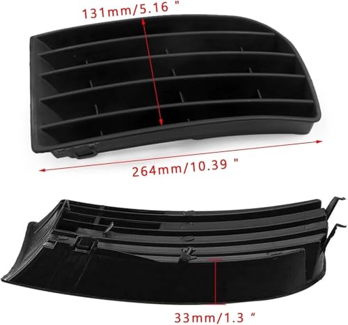 Calandre de pare-choc pour avant en ABS pour Golf 5 : Remplacement simple - 5
