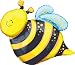 Anagram International Happy Bee Shape Foil Pack, 25"