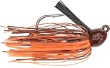 Strike King Bitsy Flip Flipping Jig 3/8 oz. Weedless Bitsy Bug Skirted Bass Jig Color: Cajun Crawfish