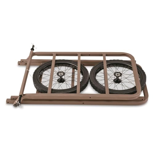 Image of Guide Gear Deluxe Deer Cart, Game Hauler Hunting Gear Accessories, with Big Wheels