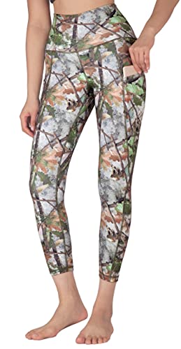 Legging de sport léopard pour entraînement de yoga décontracté avec poches pour femme, grande taille, gris, XL