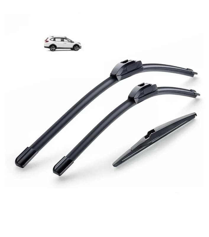 Image of AWB 22 inch+16 inch Frameless /Soft Wiper Blades with 12 inch Rear Specific Wiper Blade Replacement Set for Honda Brv(Set of 3)