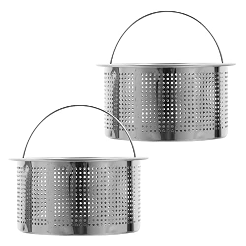 Colador de acero inoxidable para fregadero de cocina miniatura 4