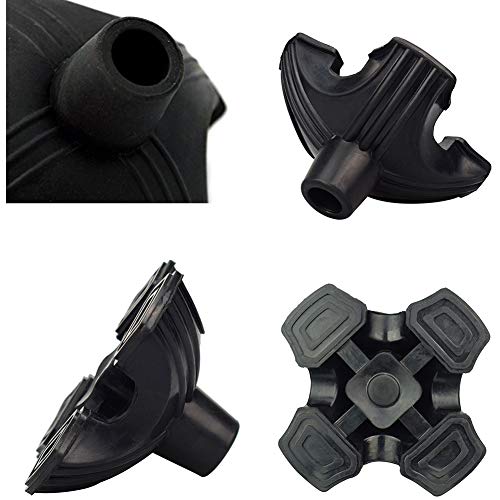 Beyoung Standing Quad Support Cane Tip Mobility Quadpod Stable Cane