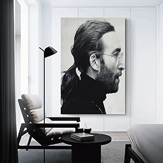 John Lennon Poster pour décoration murale, impression sur toile, décoration de maison, salle de bain, chambre à coucher… - Les Beatles, Paul McCartney, John Lennon, RIngo Starr, George Harrison John Lennon Poster pour décoration murale, impression sur toile, décoration de maison, salle de bain, chambre à coucher… – Image 3