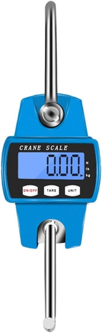 HPTHLY Digital Crane Scale 300kg/50g Mini Crane Scales Hook Scale Electronic Balance Industrial Loop Weight Balance Heavy Duty Hanging Kitchen Weighing with Accurate S Scal