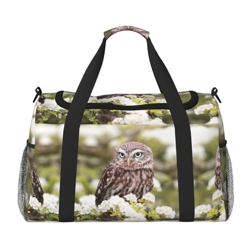 Bolsa de viaje de búho plegable e impermeable para deportes