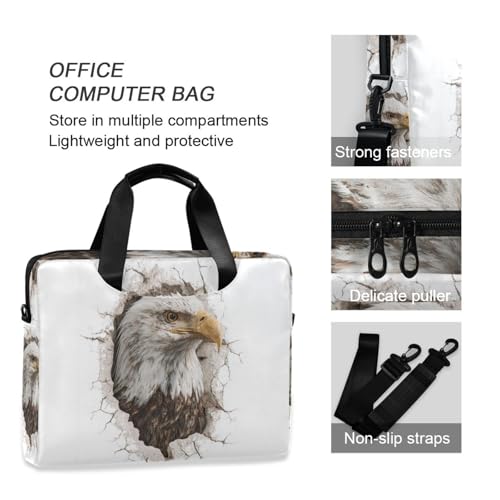 Bolso Maletín para Laptop 15.6 Pulgadas con Asa y Correa miniatura 6