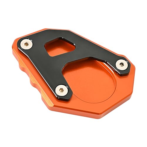 LTIENBST Aluminium-Seitenständer Vergrößerung Fußpad Kickstand Compatible with KTM 1050/1090/1190/1290 Adventure 2014-2020,Motorcycle1050/1190 Adv Accessories,Black