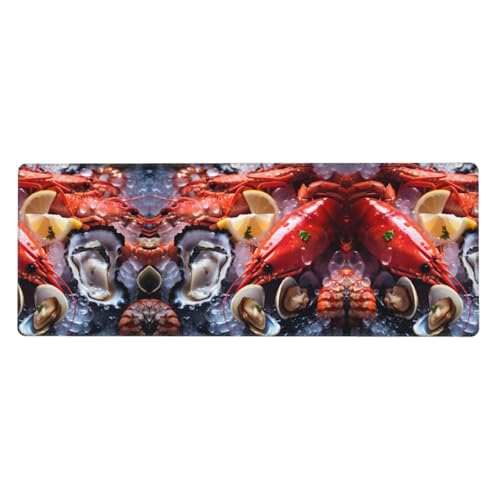Tapis de souris ergonomique grand format pour soulager le poignet au bureau et à la maison