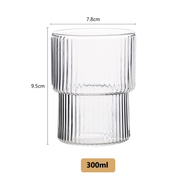 Deconox 1 Adet 280ml Isıya Dayanıklı Borosilikat Origami Stil Bardak | Kahve Ve Sunum Bardağı | Borosilikat Bardak