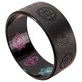 Tranquil Yogi Yoga Wheel - Great for Adding Active Strength and Flexibility to Your Exercise and Yoga Practice (Black)